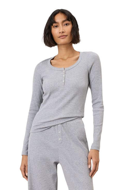 Dream Rib Slim Henley Made With Organic Cotton