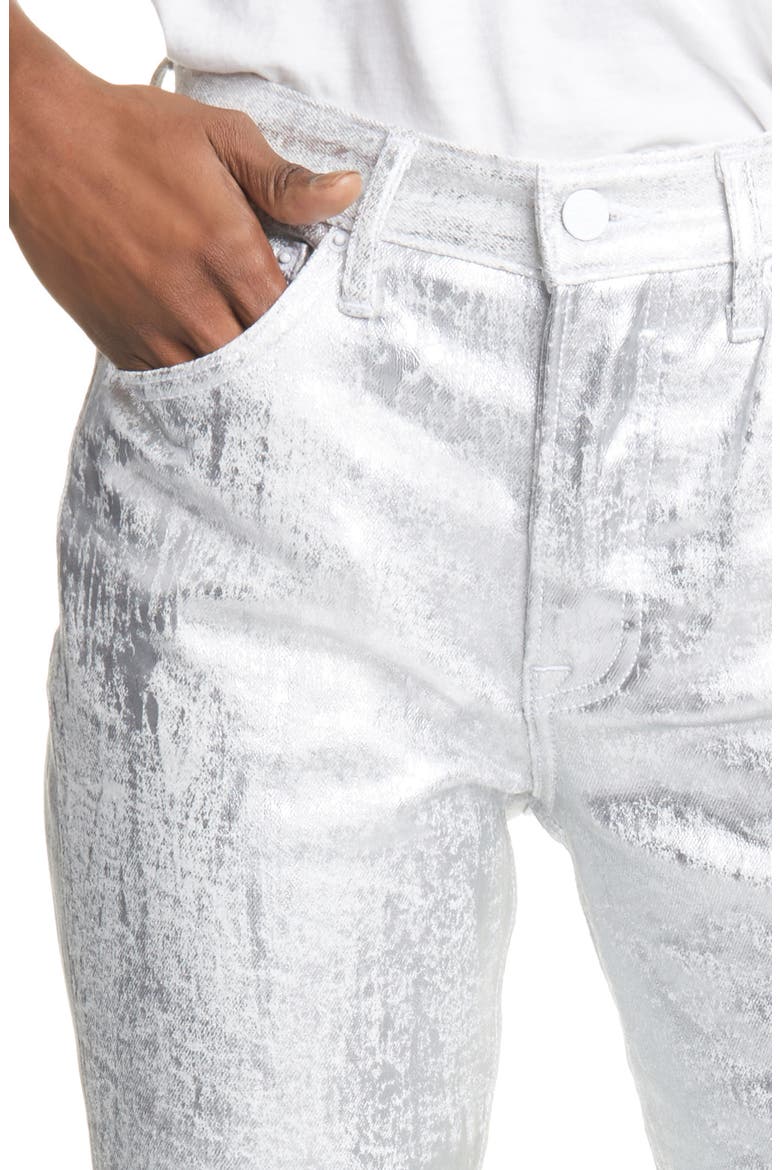 Karolina Coated High Waist Skinny Jeans, Alternate, color, BETTER THAN YOU