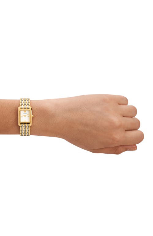 Tory Burch The Eleanor Two-hand Two-tone Stainless Steel Watch In Two-tone