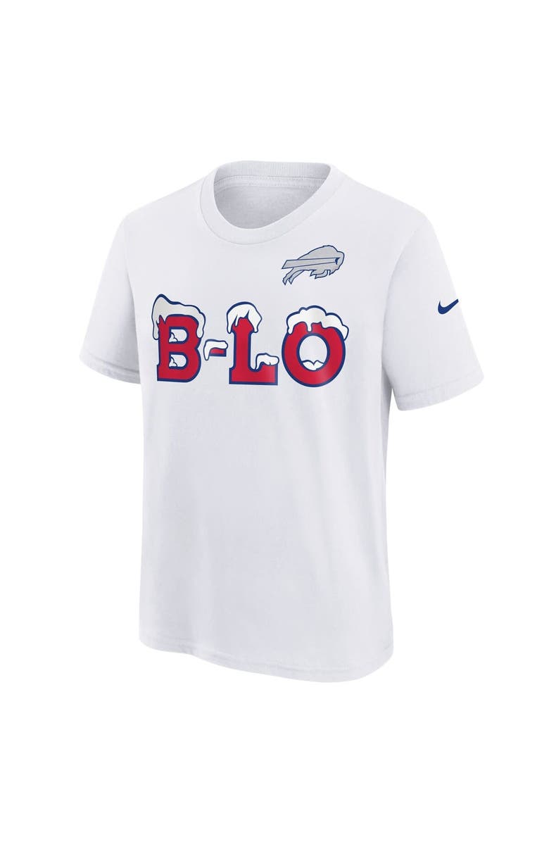 Nike Youth Nike White Buffalo Bills 2025 Rivalries Collection T-Shirt, Alternate, color, White