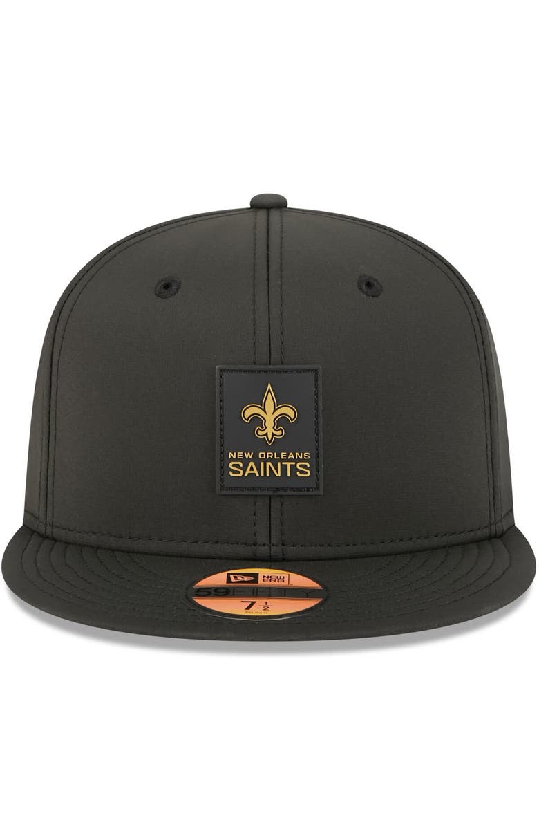 New Era Men's New Era Black New Orleans Saints 2025 Sideline 59FIFTY Fitted Hat, Alternate, color, Black