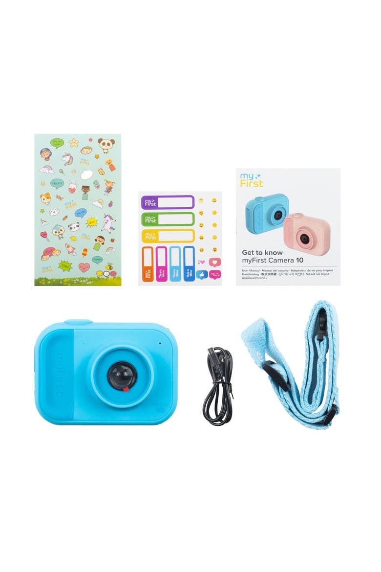 Camera 10 - Digital Mini Camera for Kids Ages 3-12, Alternate, color, Blue