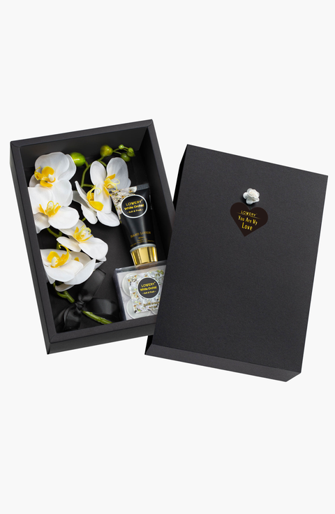 White Orchid Petals 12Pc Body Care Set