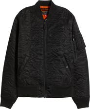 Alpha Industries Camo Quilted Flight Jacket