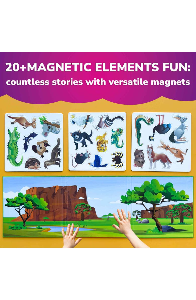 Quokka Travel Magnetic Puzzles for Kids Ages 3-5 - Fun 20+ Piece Game, Alternate, color, Australia