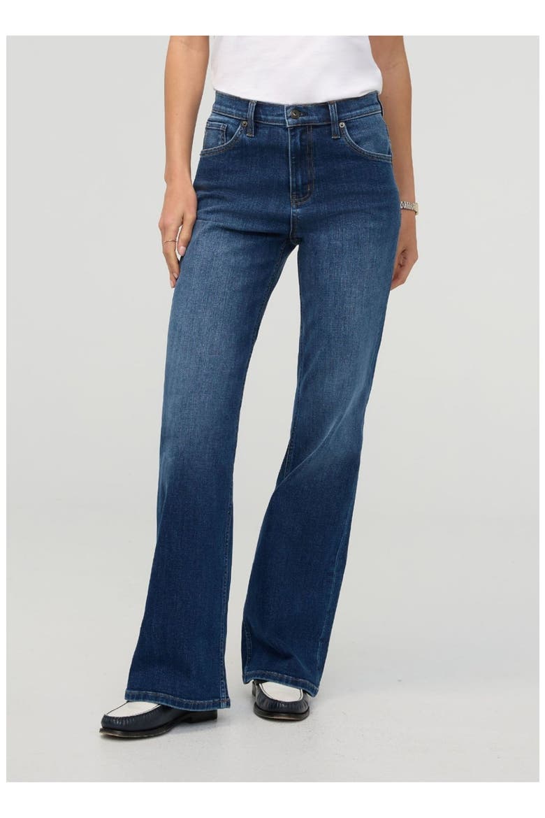 Performance Denim High Rise Wide Leg, Alternate, color, Night-Harbour