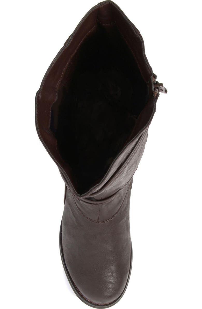 Journee Collection JOURNEE Harley Buckle Tall Boot, Alternate, color, Brown