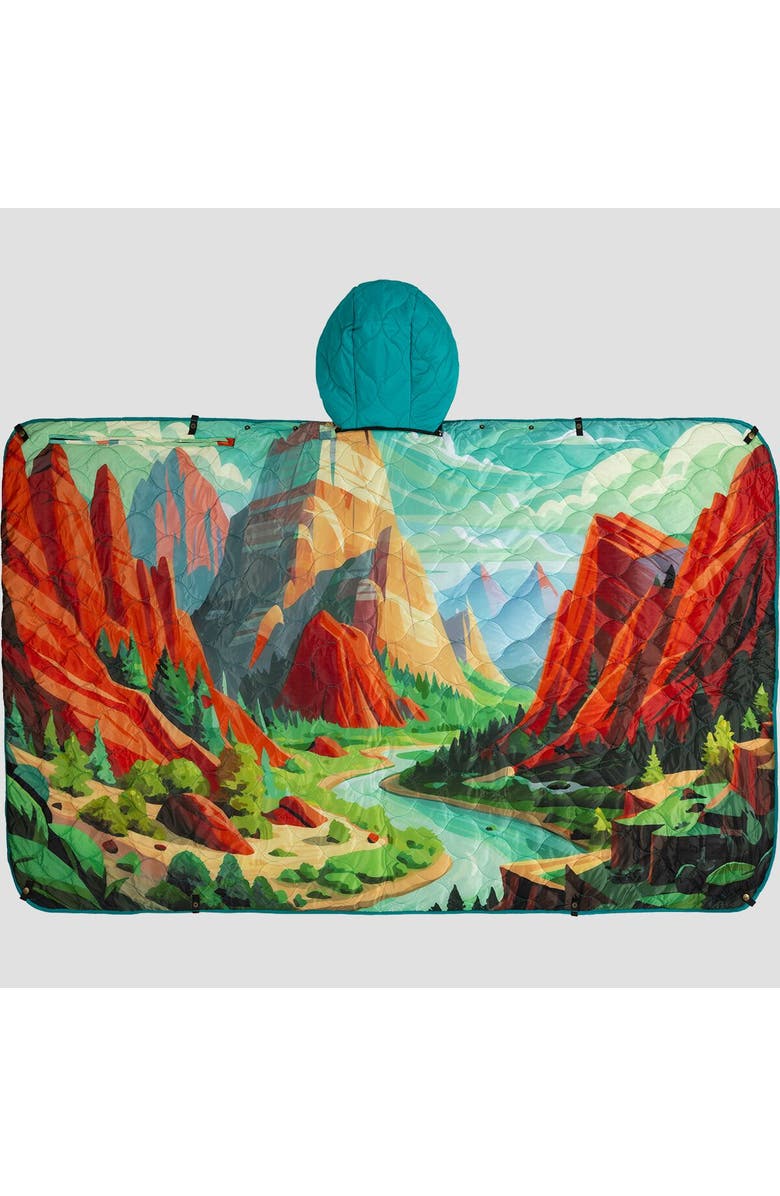 Coalatree Puffy Kachula Blanket - Greater Zion Edition, Alternate, color, Zion