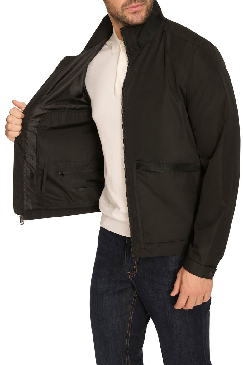 Packable Rain Jacket, Alternate, color, BLACK