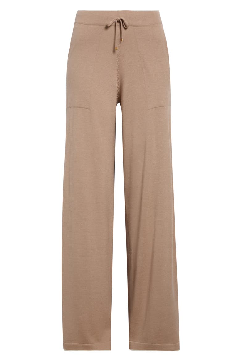 Merino Wool Sweater Pants, Main, color, 04A-01 CAMEL WHITE