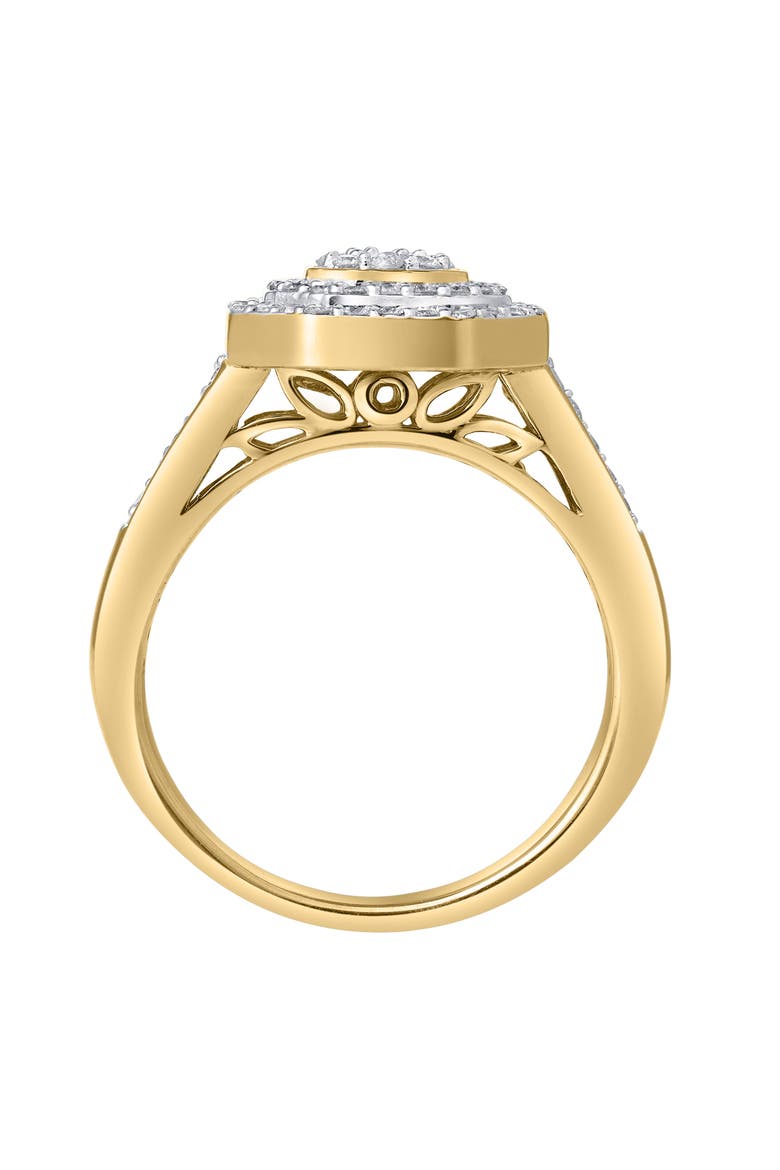 Vionne 0.50 Ct 10K Gold Diamond Ring, Alternate, color, 10K Yellow Gold