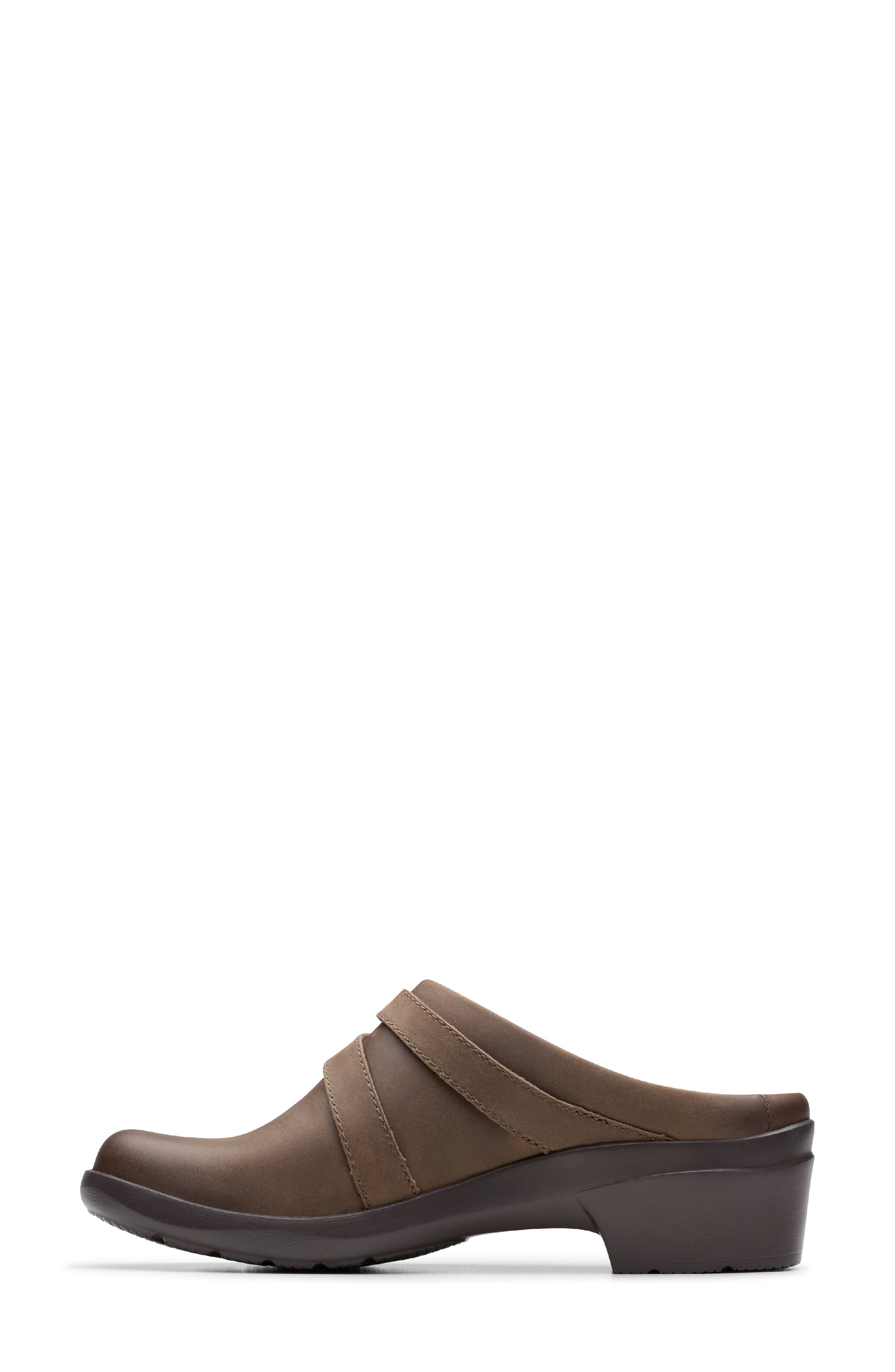 Angie Bradley Clog, Alternate, color, SLATE LEATHER