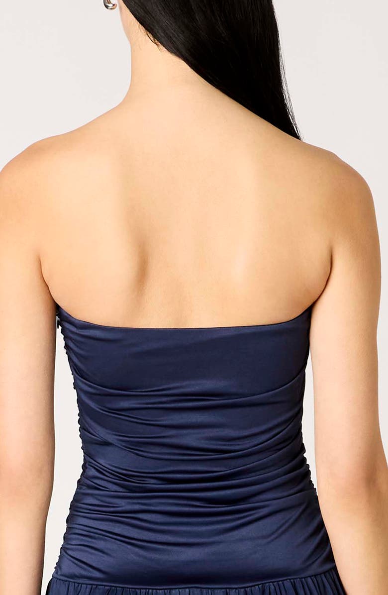 Nia Santal Strapless Dress, Alternate, color, Midnight