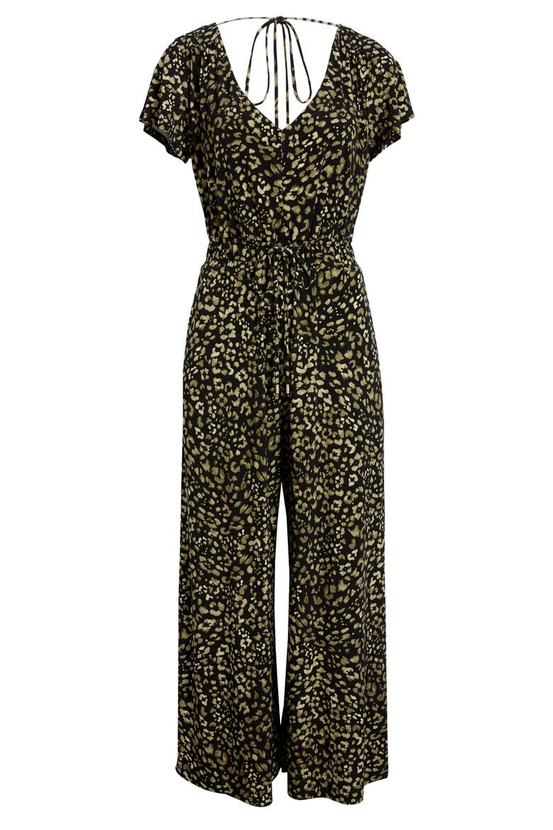 Wild One Wide Leg Jumpsuit, Main, color, BLACK