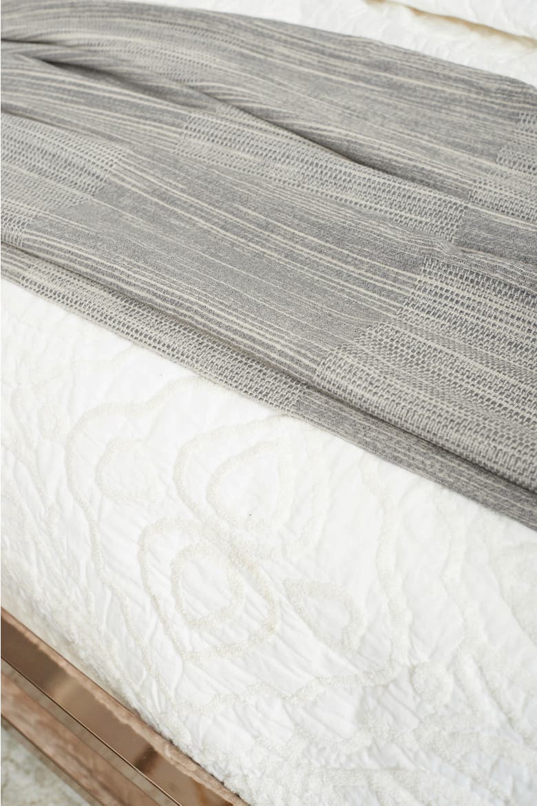 Beacon Ash Large Throw Blanket, Alternate, color, Grey