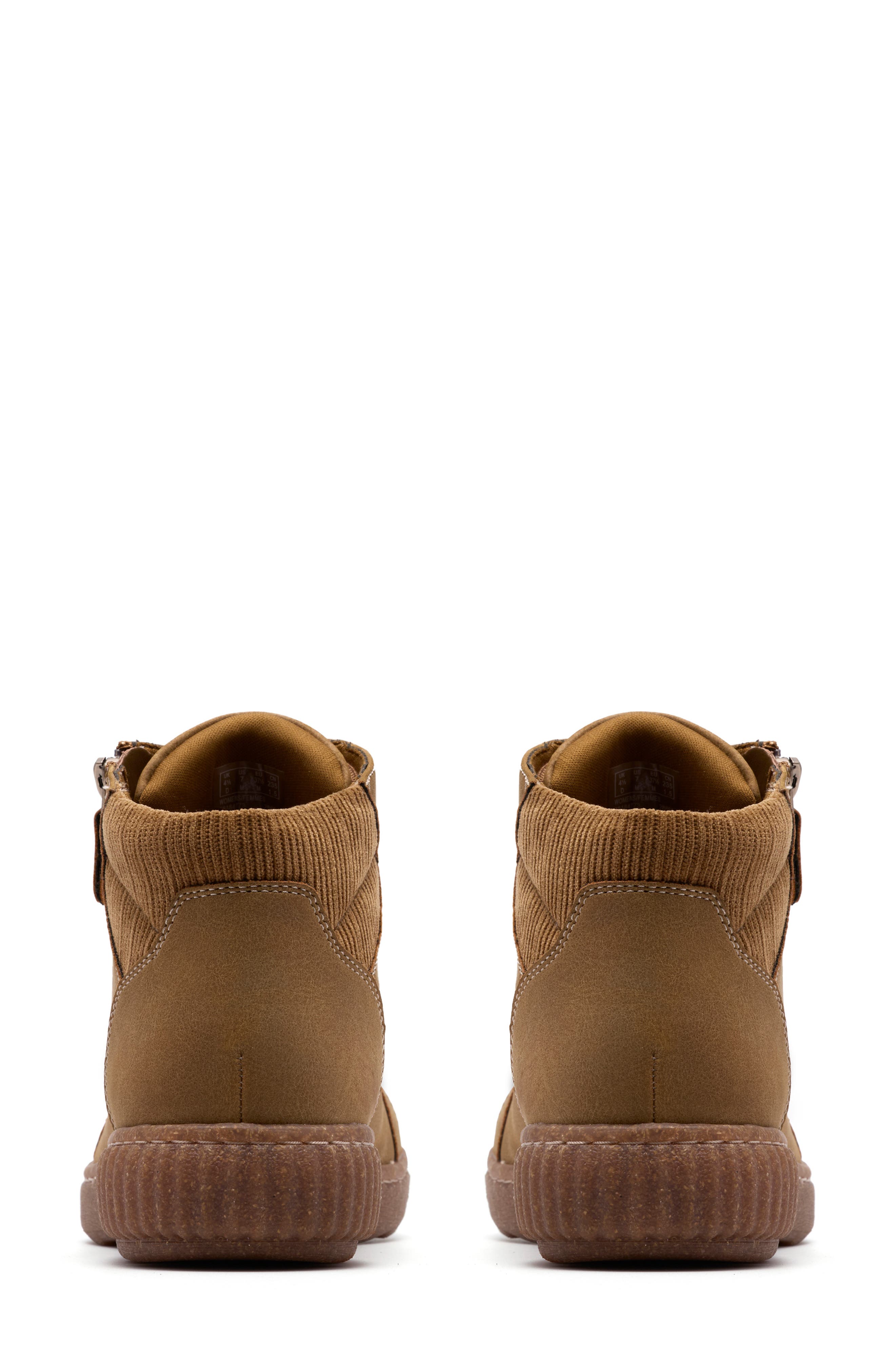 Clarks<sup>®</sup> Caroline Karli Boot, Alternate, color, Mushroom Nubuck