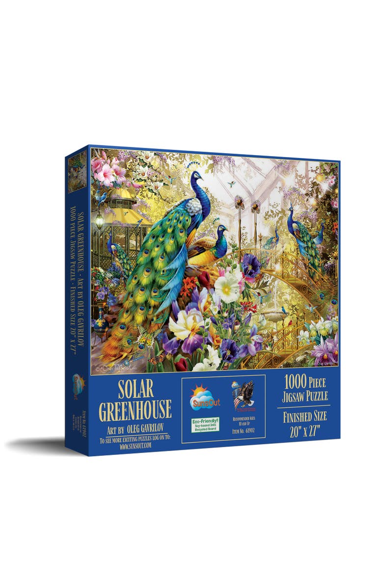 Sunsout Solar Greenhouse 1000 piece Jigsaw Puzzle for Adults, Main, color, Multicolor