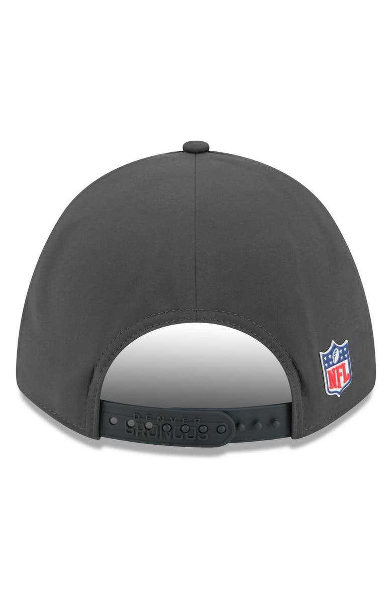 New Era Men's New Era Charcoal Denver Broncos 2025 Sideline Cold Weather 9FORTY M-Crown Adjustable Hat, Alternate, color, Charcoal