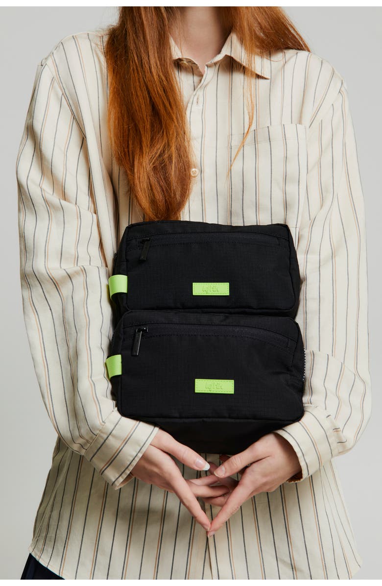 LEFRIK Lithe Neo Washbag, Alternate, color, Black Lime