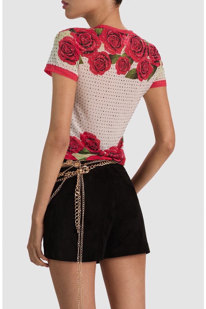 Tess Crystal Embellished Graphic T-Shirt, Alternate, color, SWEET ROSE OF MINE