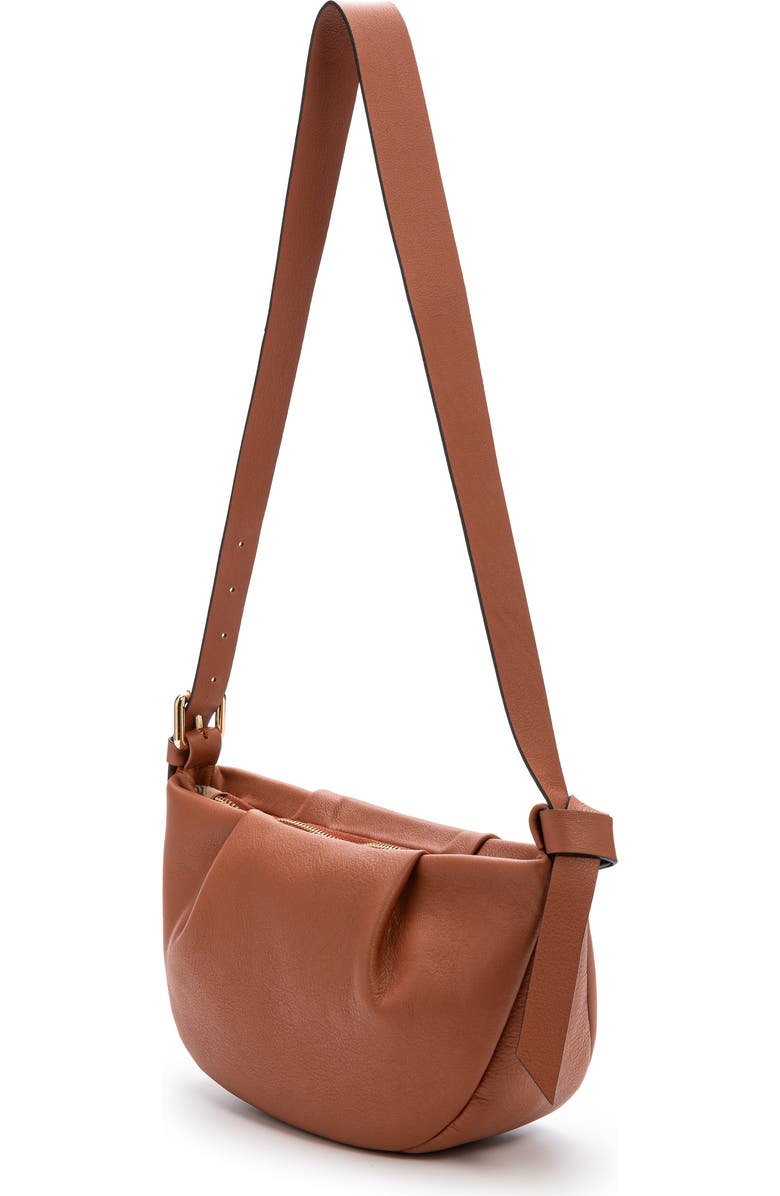 LA PORTEGNA Claudia Adjustable Strap Shoulder Crossbody, Alternate, color, Brown