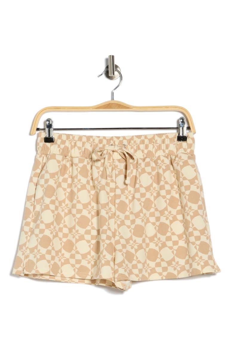 Check Me Out Cover-Up Shorts, Alternate, color, BEIGE/ CREAM