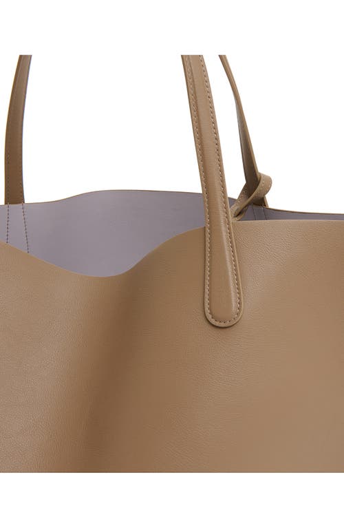 Mansur Gavriel Everyday Soft Leather Tote In Brown