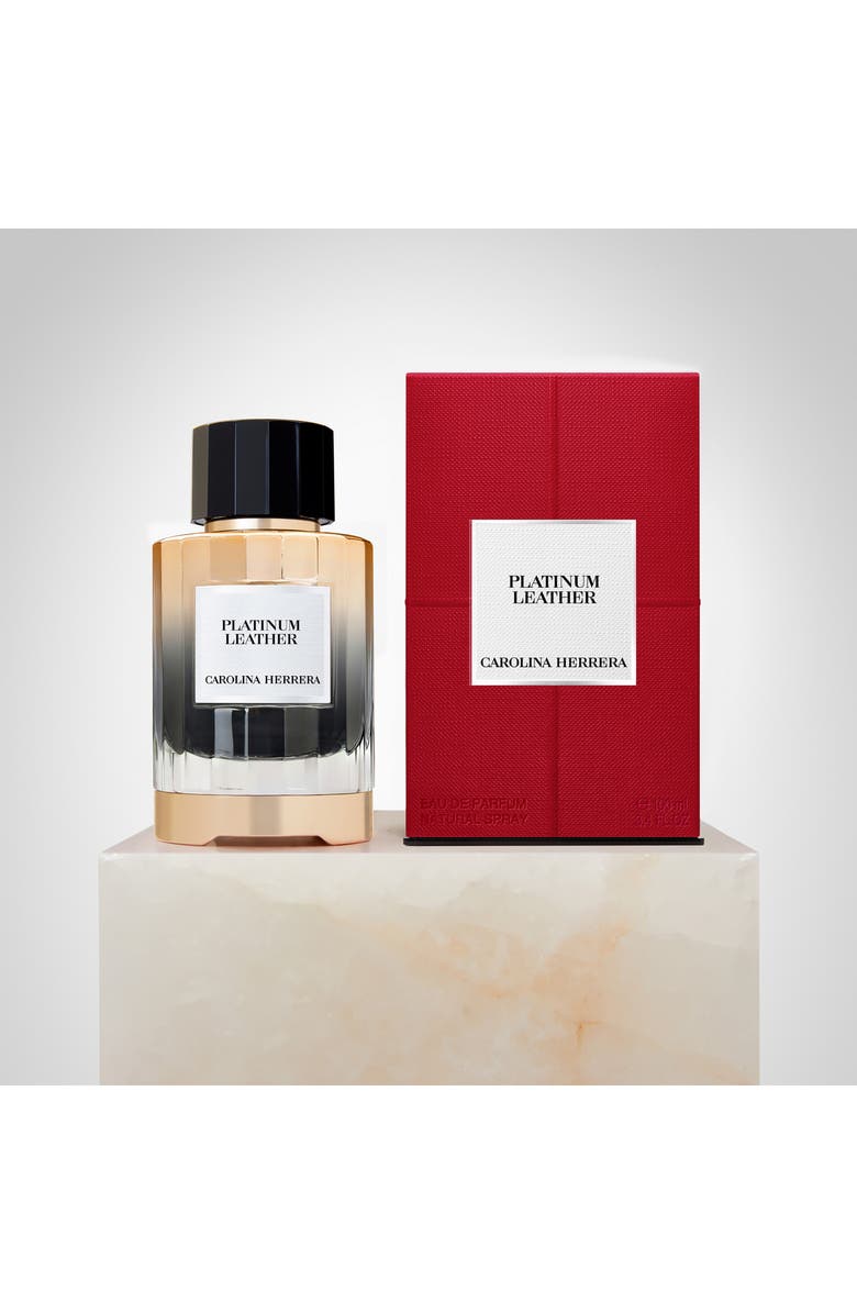 Carolina Herrera Platinum Leather Eau de Parfum, Alternate, color,
