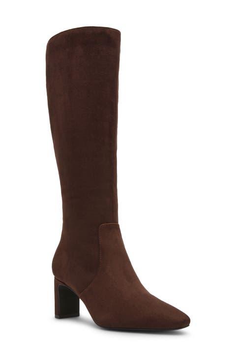 Corbin Knee High Faux Leather Boot