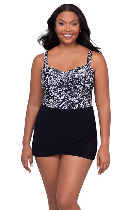 Laura Sweetheart Neckline Control Swimdress