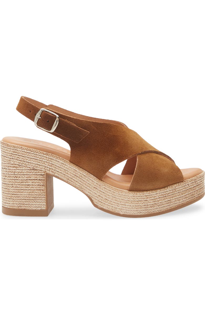 Cordani Marianne Slingback Platform Sandal, Alternate, color, Roble Suede