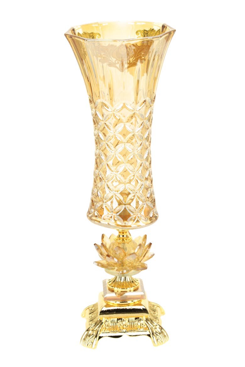 Stately Lily Vase, Main, color, Golden Yellow