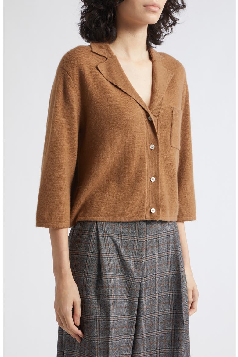 Wool & Cashmere Cardigan, Alternate, color, CAMEL