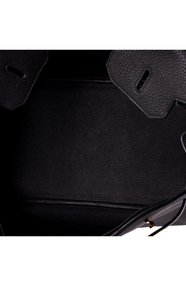 Pre-Owned Hermes Birkin Handbag Black Clemence with Gold Hardware 35, Alternate, color, Noir