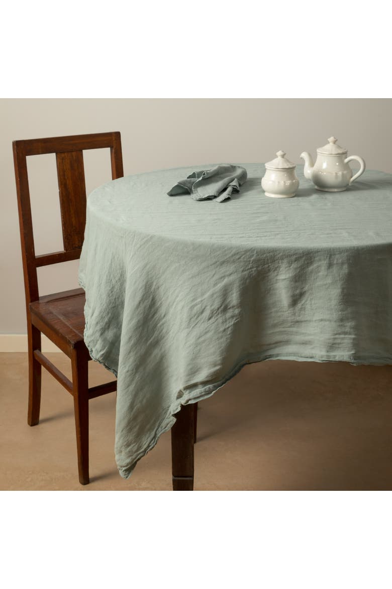 Maria Table Cloth, Alternate, color, Mint
