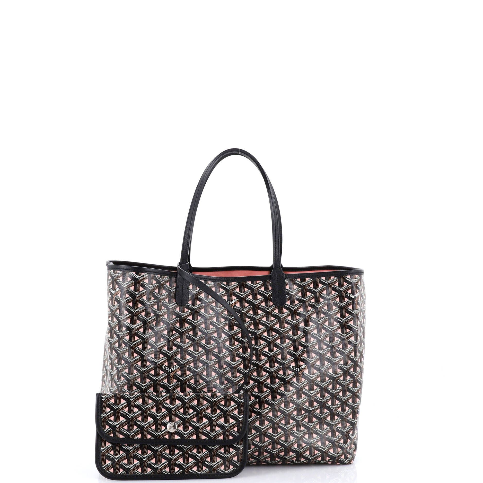 Pre-Owned Goyard Saint Louis Tote Claire Voie Coated Canvas PM, Alternate, color, Pink