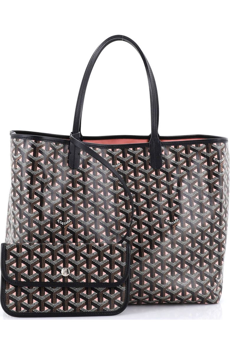 Pre-Owned Goyard Saint Louis Tote Claire Voie Coated Canvas PM, Alternate, color, Pink