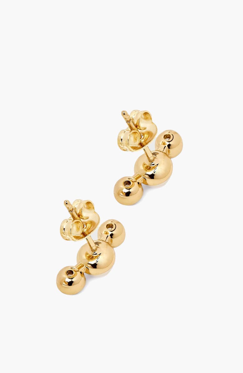 YOJ Malvo Mini Pearl Stud Earring in Gold, Alternate, color, Gold