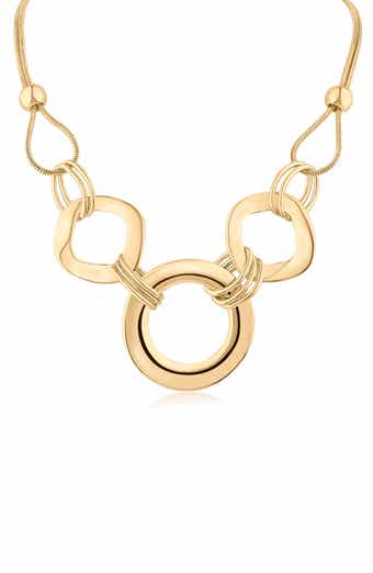 JARDIN Modern Statement Rings Necklace
