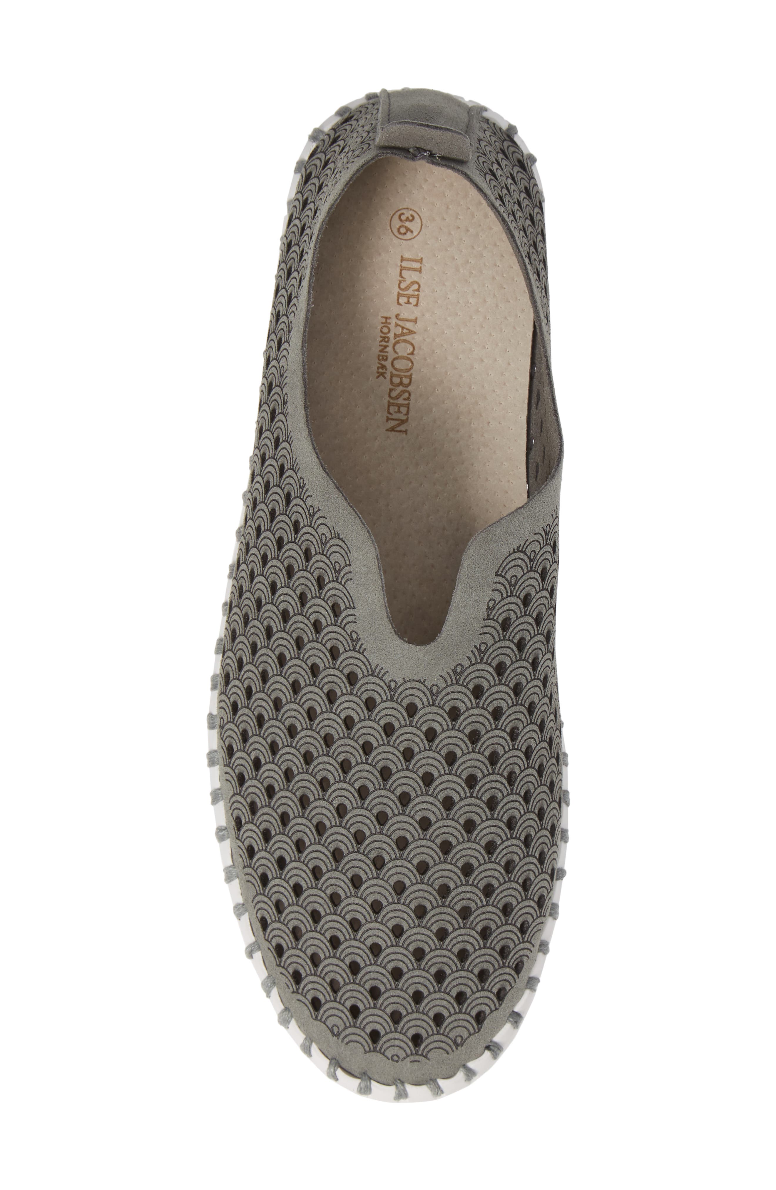Tulip 139 Perforated Slip-On Sneaker, Alternate, color, GREY