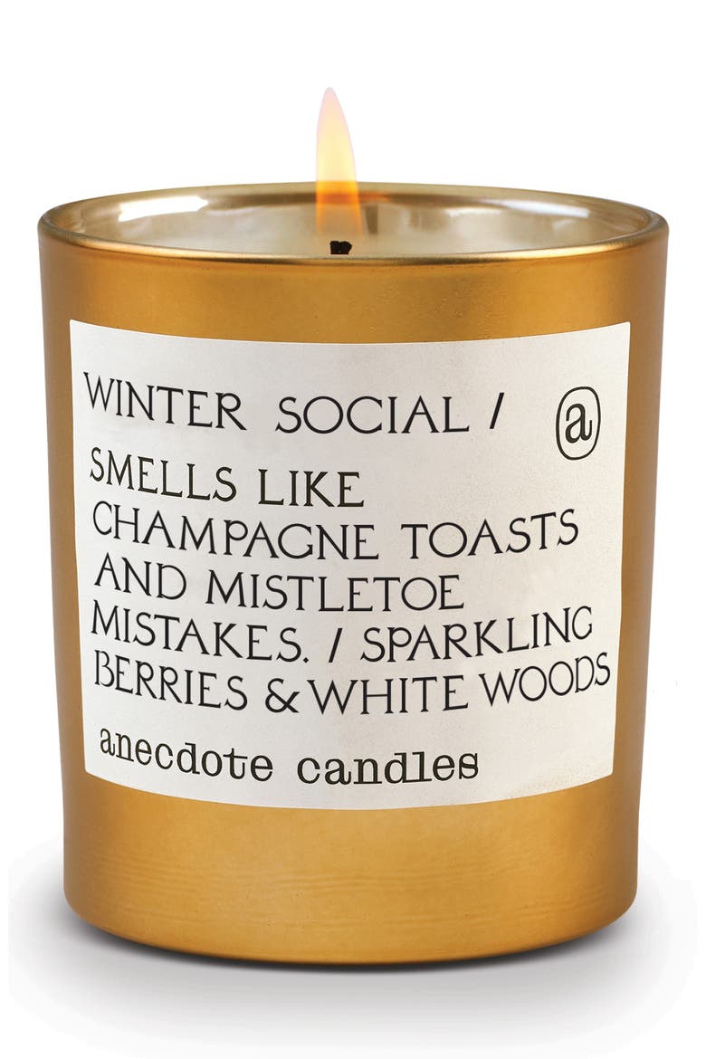 Winter Social Candle, Main, color, GOLD