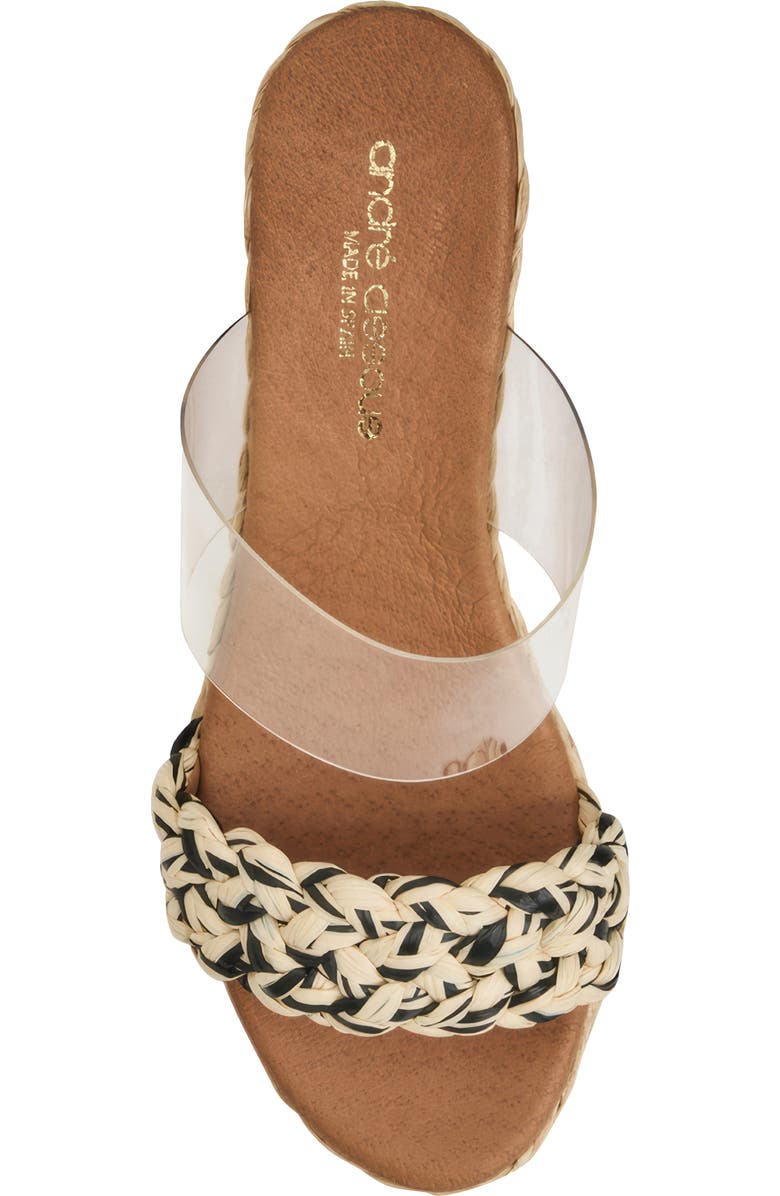 André Assous Allison Espadrille Wedge Slide Sandal, Alternate, color,