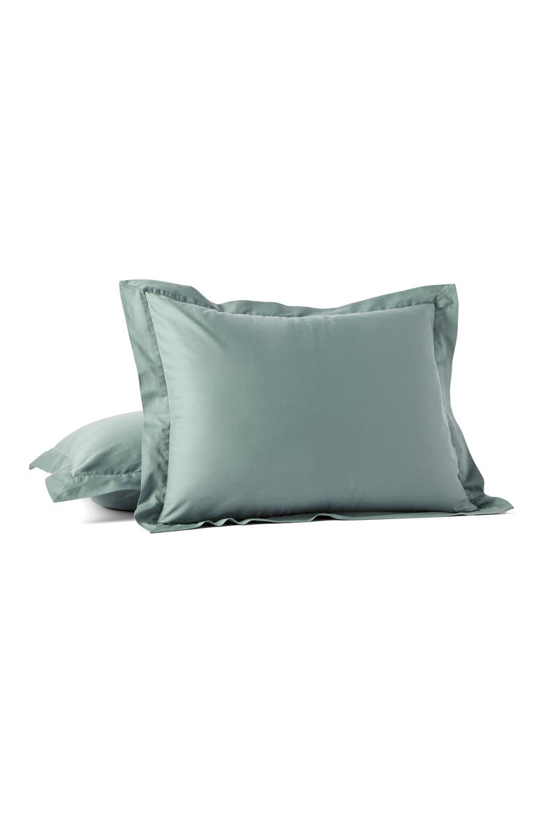 Cloud Soft Organic Cotton Cotton Sateen Sham, Main, color, SAGE