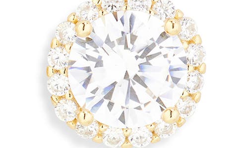 Shashi Halo Stud Earrings In Gold