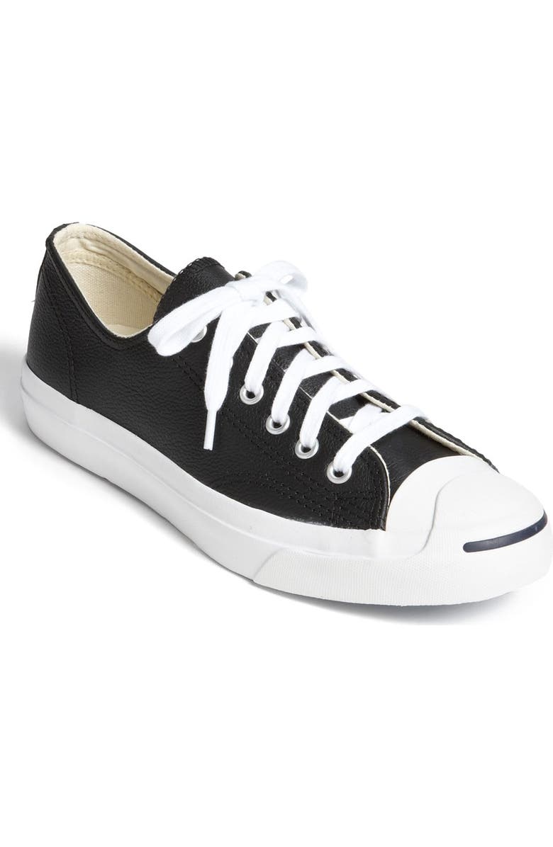 Converse Jack Purcell Low Top Leather Sneaker, Main, color,