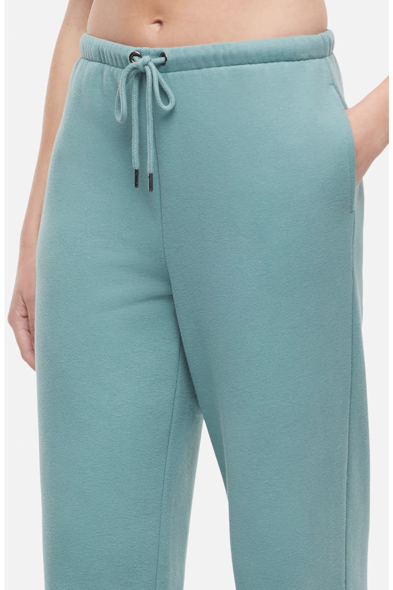 Andie Wide Leg Sweatpants, Alternate, color, OIL BLUE