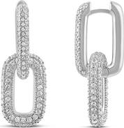 SHYMI Removable Link Pavé Drop Earrings