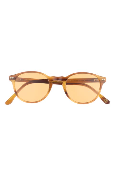 48mm Round Sunglasses