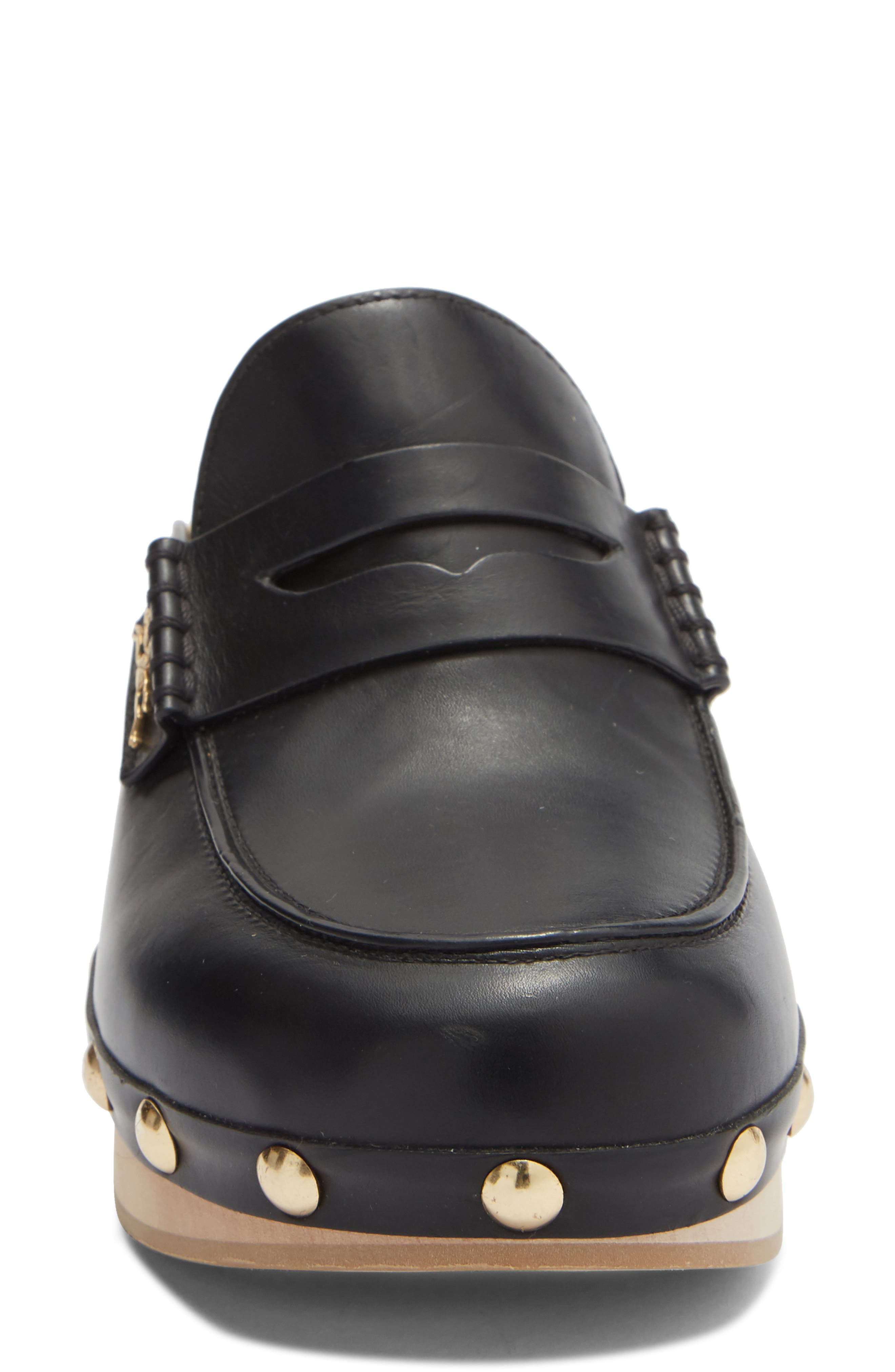 Longchamp Leather Clog, Alternate, color, 