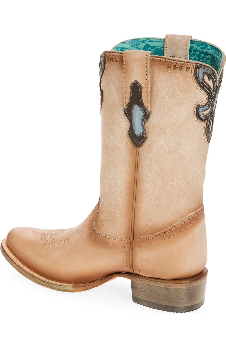 CORRAL Embroidered Overlay Western Boot, Alternate, color,